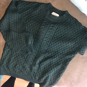 Philosophy Green Knit Sweater